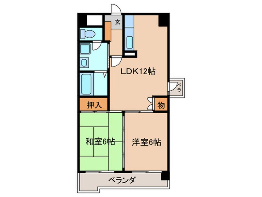 間取図 セントボウノ