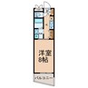 Ｓｕｎ Ｓｔａｔｅ楠 1Kの間取り