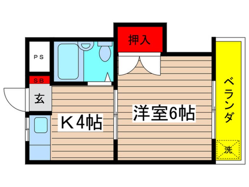 間取図 さつき荘