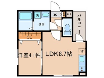 間取図 MOVE生駒WEST