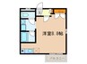 レジデンス　カサブランカ 1Rの間取り