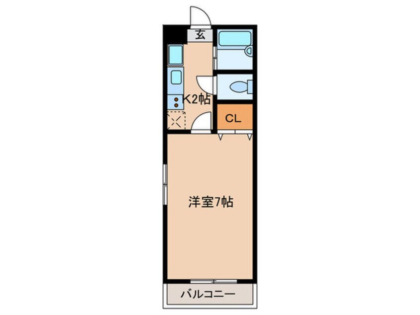 間取図 アンプルールリーブルＮＯＤＡ