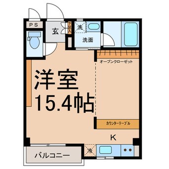 間取図 ブローバルコート名西