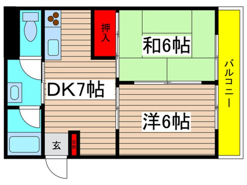 間取図 ラ　エスタシオン神宮東