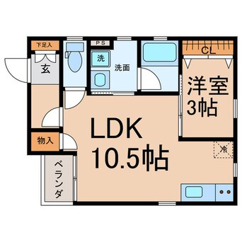 間取図 グランレーヴ黒川