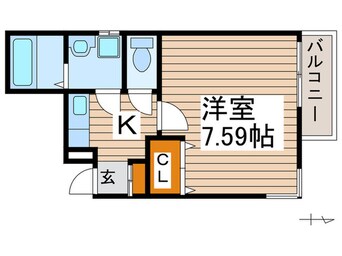 間取図 Ａ－ｌｅｇａｔｏ大喜