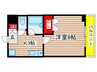 サンハイム広路 1Kの間取り