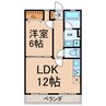 コーポ名倉 1LDKの間取り