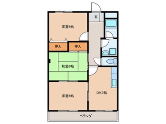間取図 リンピア　志水