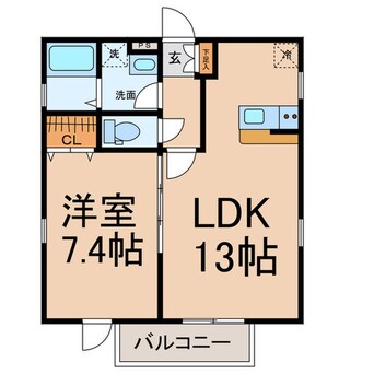 間取図 グランレーヴ庄内通