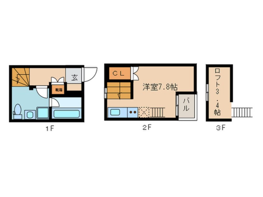 間取図 LE COCON豊田A棟