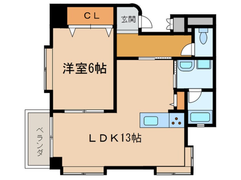 間取図 シティ－ハイツ石原