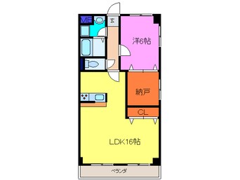 間取図 シティ－ハイツ石原