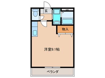 間取図 エメラルド　ノ－ビレⅡ