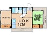 コ－ポ本山 2LDKの間取り