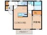 ルミエール 1LDKの間取り