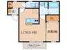 ルミエール 1LDKの間取り