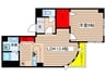 Ｐrime Ｈills 1LDKの間取り