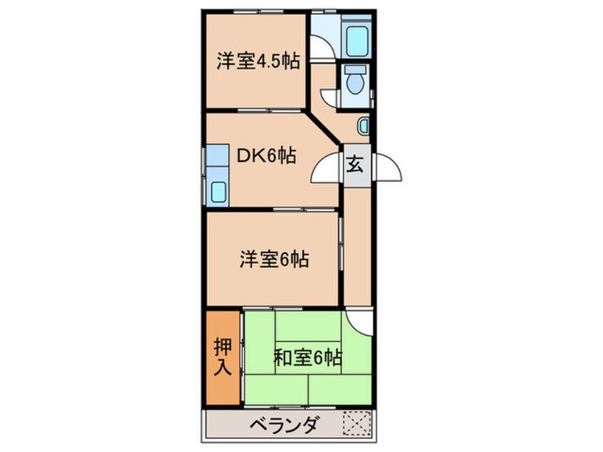 間取図 水谷マンション