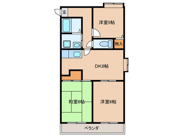 間取り図 エクセランス川松