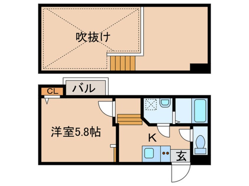 間取図 Creo栄生伍番館