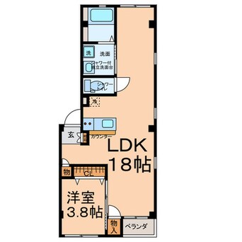 間取図 ｸﾞﾗﾝﾚｰｳﾞ東別院EAST