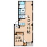 ｸﾞﾗﾝﾚｰｳﾞ東別院EAST 1LDKの間取り