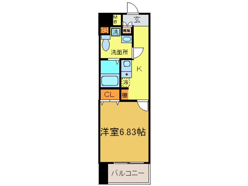 間取図 セントレイクセレブ代官町