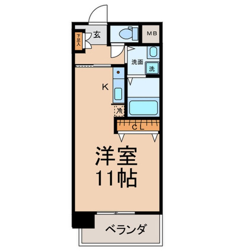 間取図 ボヌール千代田