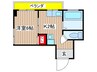 メゾンひまわり 1Kの間取り