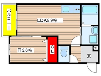 間取図 仮)ｼﾞｰﾒｿﾞﾝ名古屋松下ｲｴｼｱ