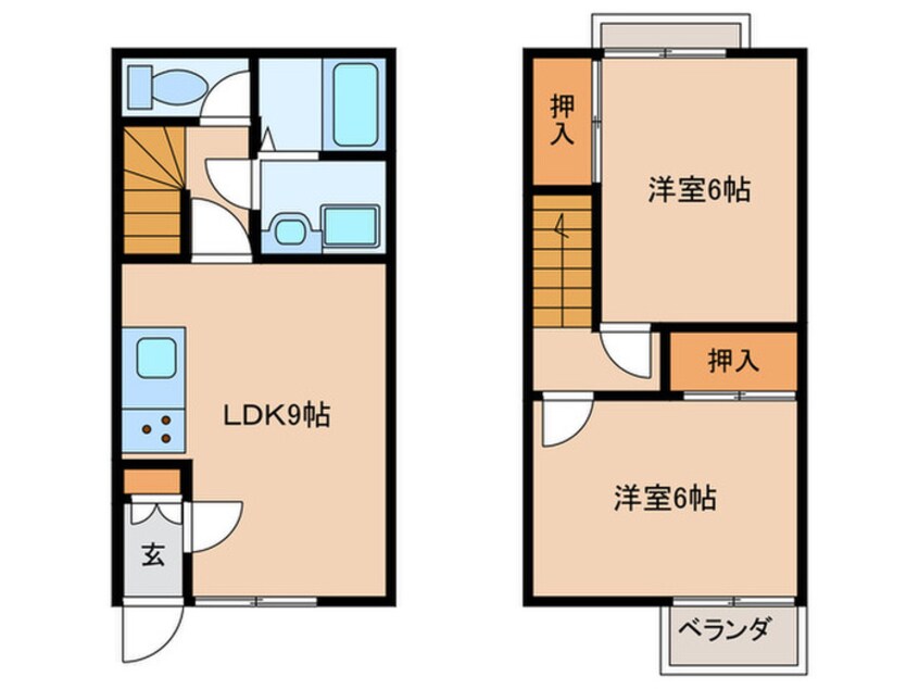 間取図 ボナールドルチェ宮山