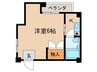 ア－クハウス中切 1Kの間取り