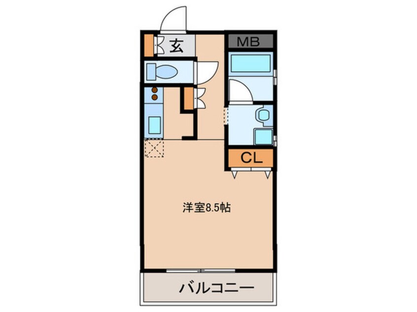 間取図 セジュ－ル庄内緑地