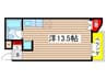 コ－ポ明和 1Rの間取り