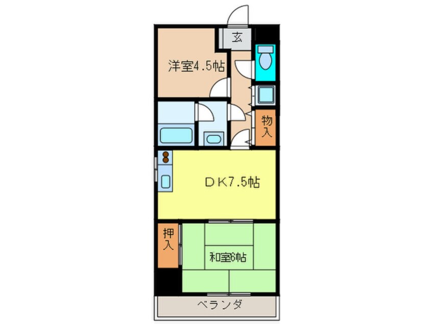 間取図 グリーンハイツ新道