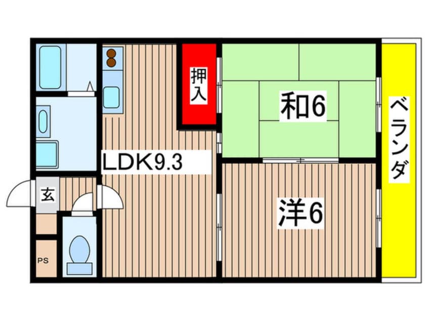 間取図 メゾン柴田