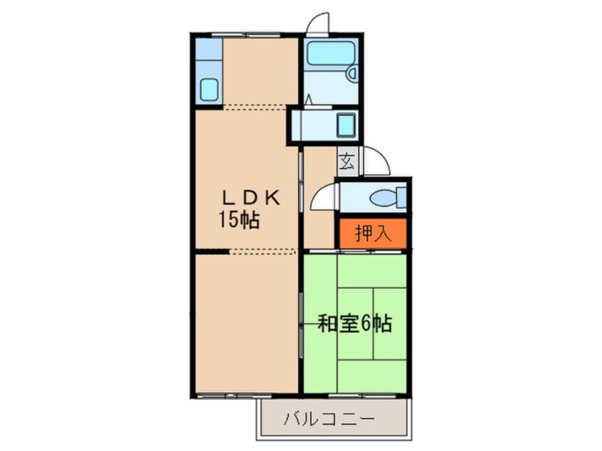 間取図 コーポ春日