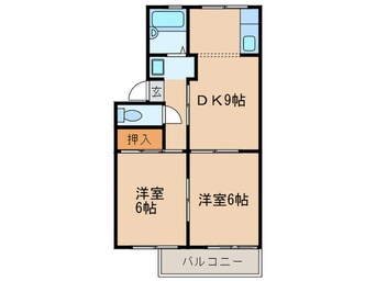 間取図 コーポ春日