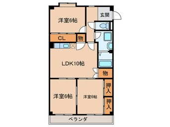 間取図 ヴィラ上小田井壱番館