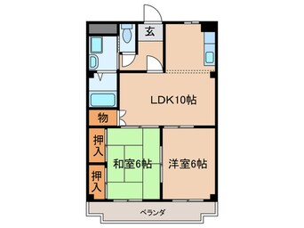 間取図 ヴィラ上小田井壱番館