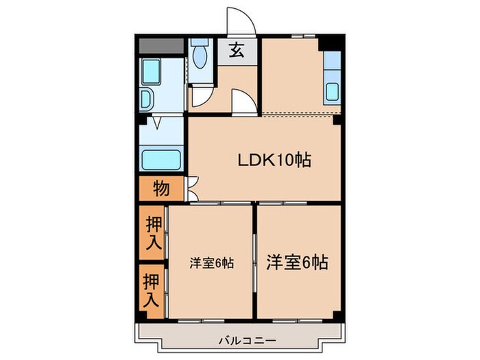 間取り図 ヴィラ上小田井壱番館