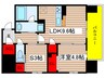 プレサンスロジェ高岳東桜(1101) 1LDK+Sの間取り