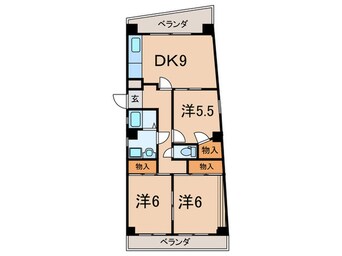 間取図 エスポワール大成