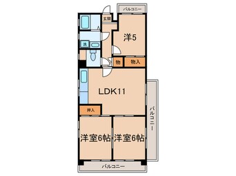 間取図 エスポワール大成