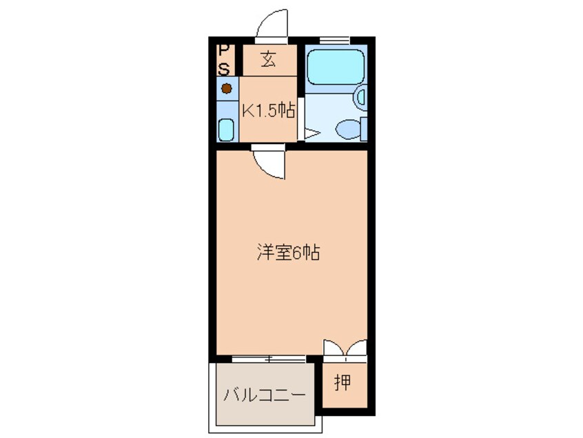 間取図 コンセ－ル関山