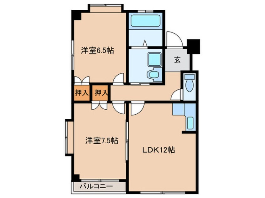 間取図 カロン千種