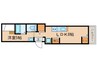 モジュールH 1LDKの間取り