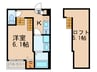 メゾン・フランク 1Kの間取り