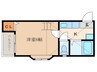 ミューザ松原町 1Kの間取り